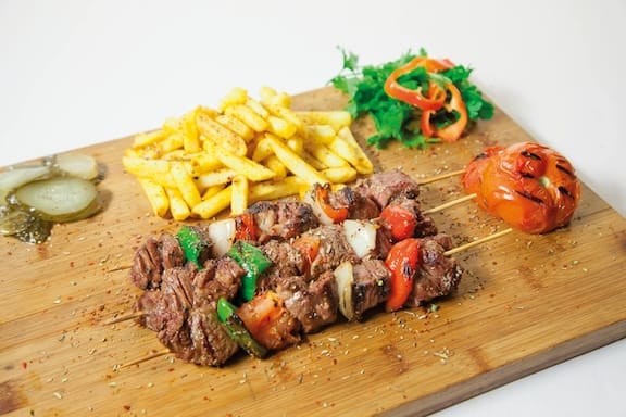 Brochettes de bavettes de boeuf aux épices