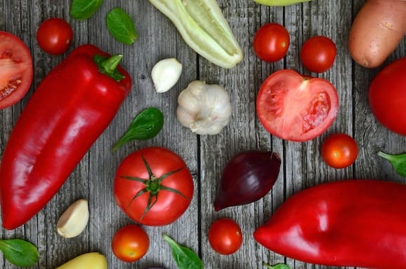 Poivrons rouges au chèvre grillés